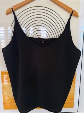 Banana Republic Factory Black V-Neck Top